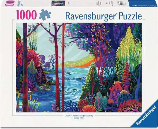 Puzzles Ravensburger Adult puzzle 1000 pieces - Redina Tili: Indigo Forest