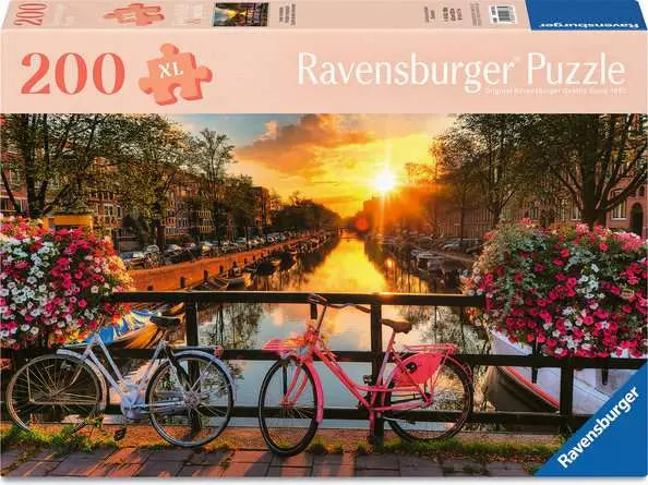 Puzzles Ravensburger Adult puzzle 200 pieces - Sunset in Amsterdam
