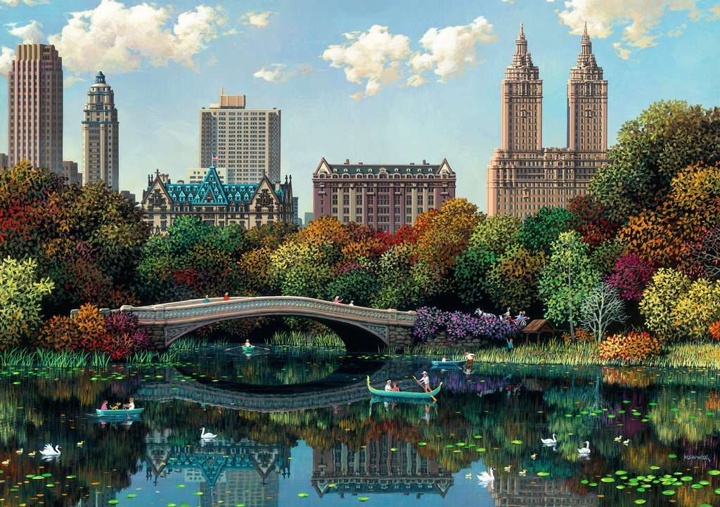 NY Central Park Bow Bridge 1000 pcs - Saltire Games