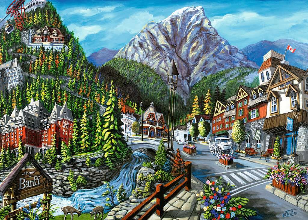Welcome to Banff (1000 pc Puzzle) - Saltire Games