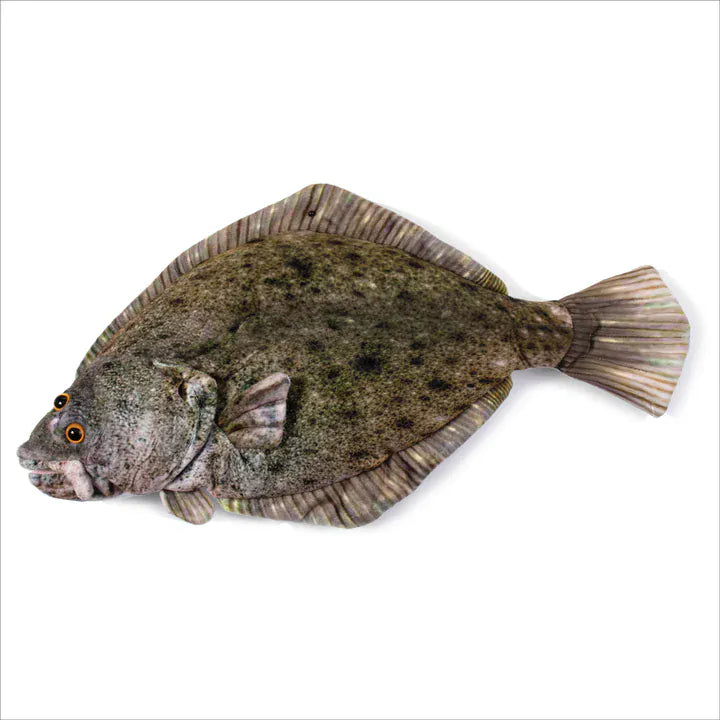 Toys - Plush Real Planet Brown Halibut 19"