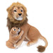 Toys - Plush Real Planet Brown Lion & Cub 24"