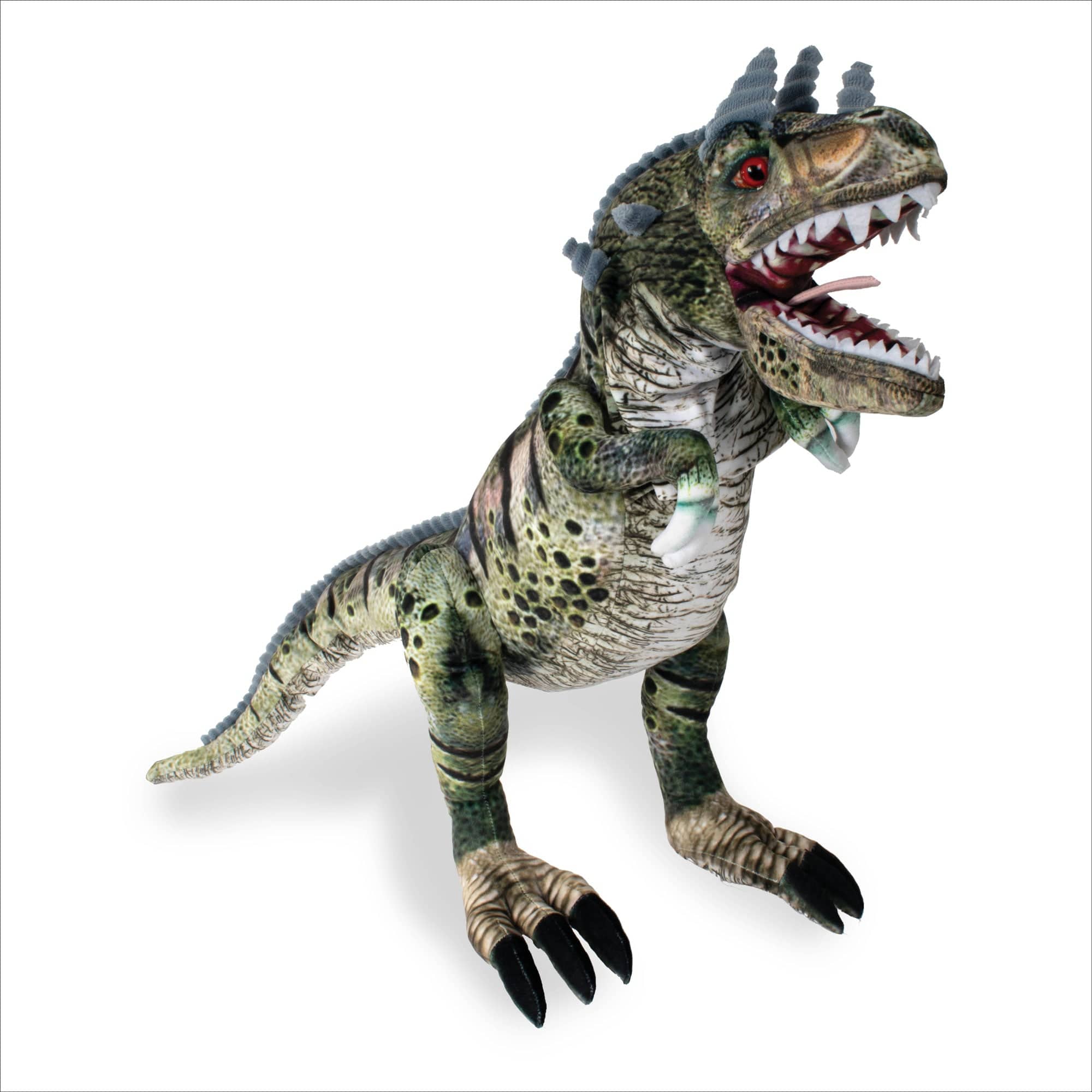 Toys - Plush - Puppets Real Planet Olive & Black Ceratosaurus Puppet 36"