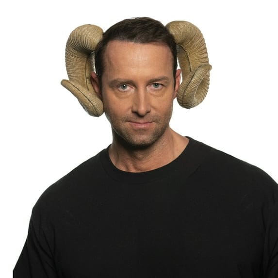 Toys - Pretend Play - Dress Up Real Planet UNDERWRAPS Beige Foam Ram Horns