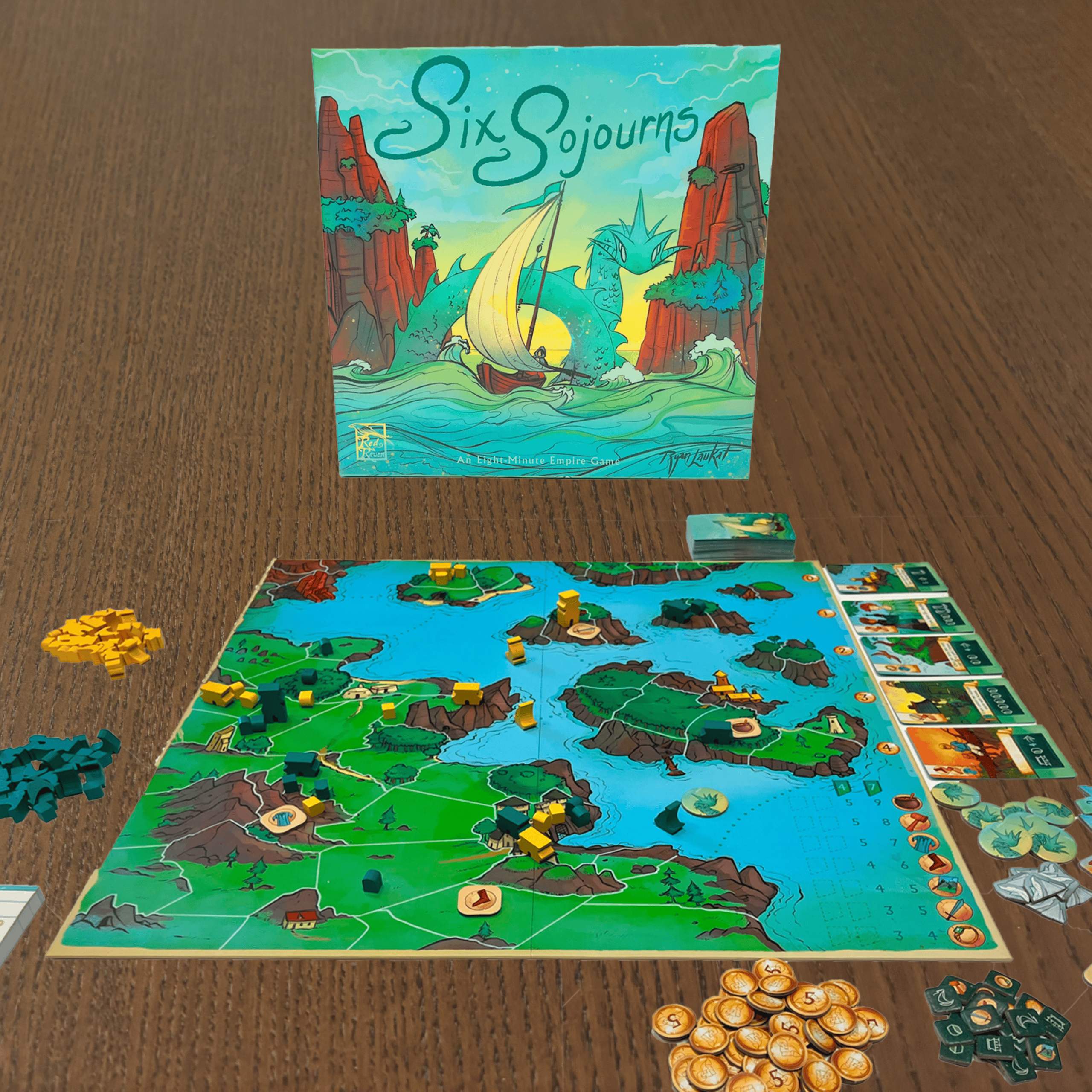 Board Game Red Raven Six Sojourns