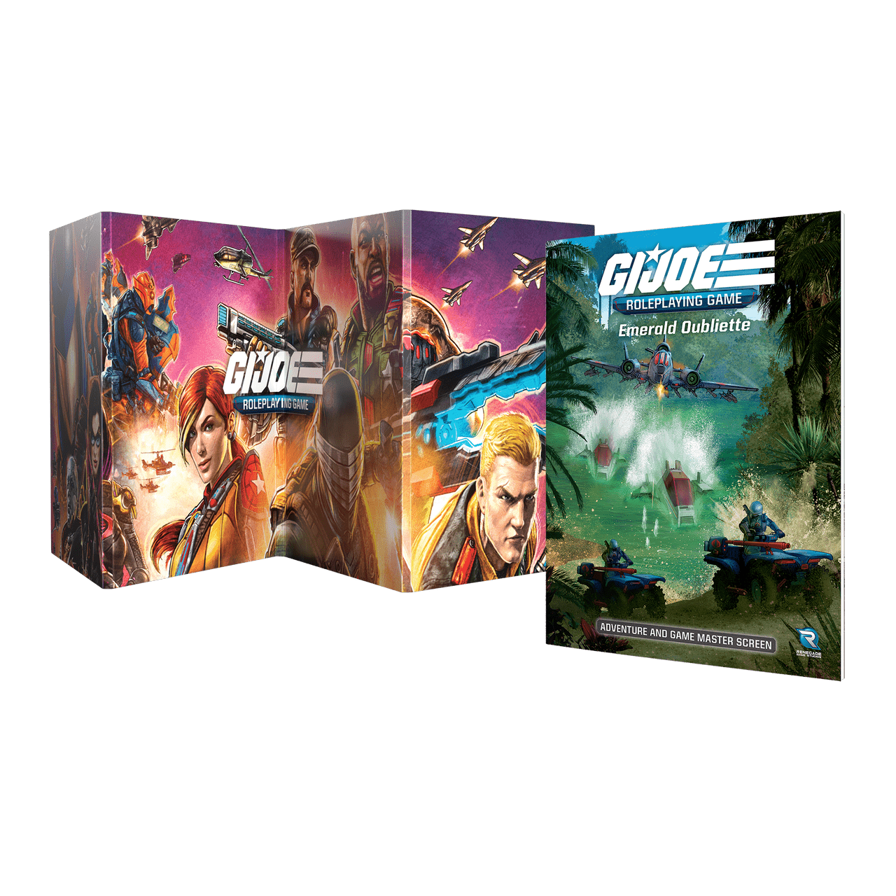 G.I. JOE Roleplaying Game The Emerald Oubliette Adventure & GM Screen - Saltire Games