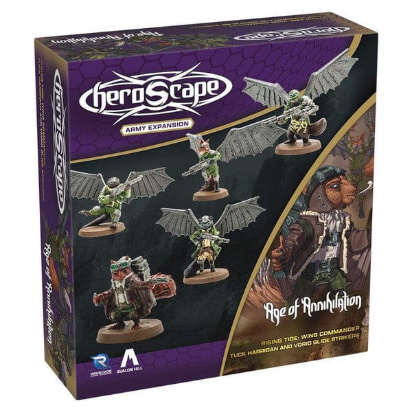 Heroscape: Rising Tide: Wing Commander Tuck Harrigan and Vorid Glidestrikers Army Expansion - Saltire Games