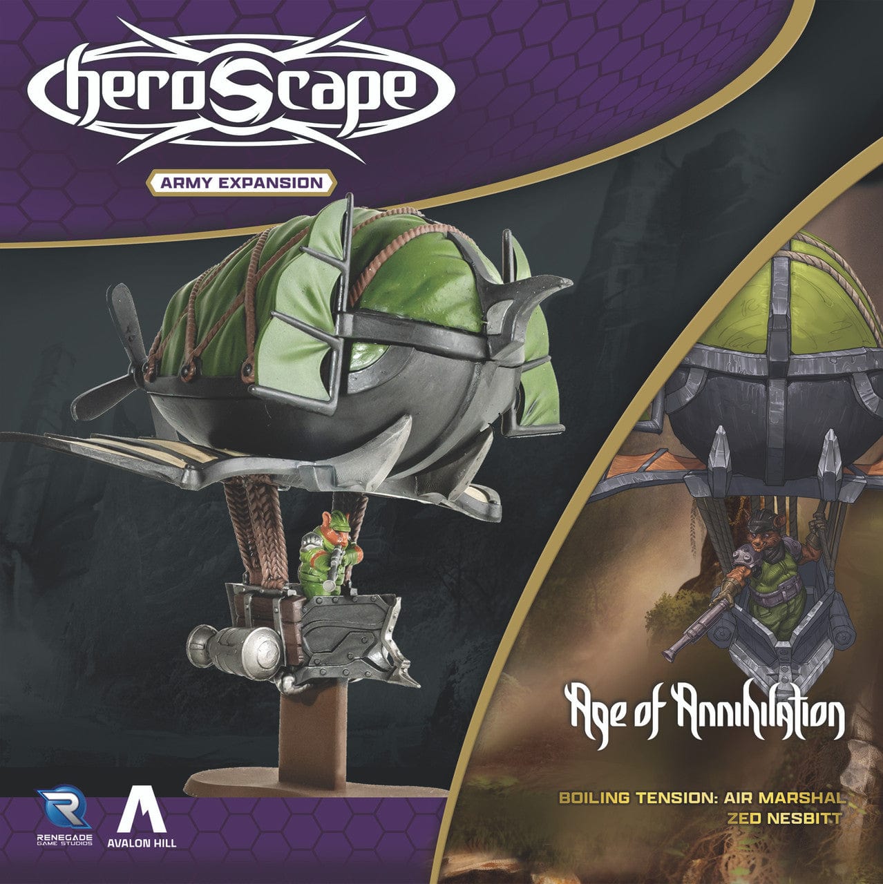 Heroscape: Air Marshal Zed Nesbitt Army Expansion - Saltire Games