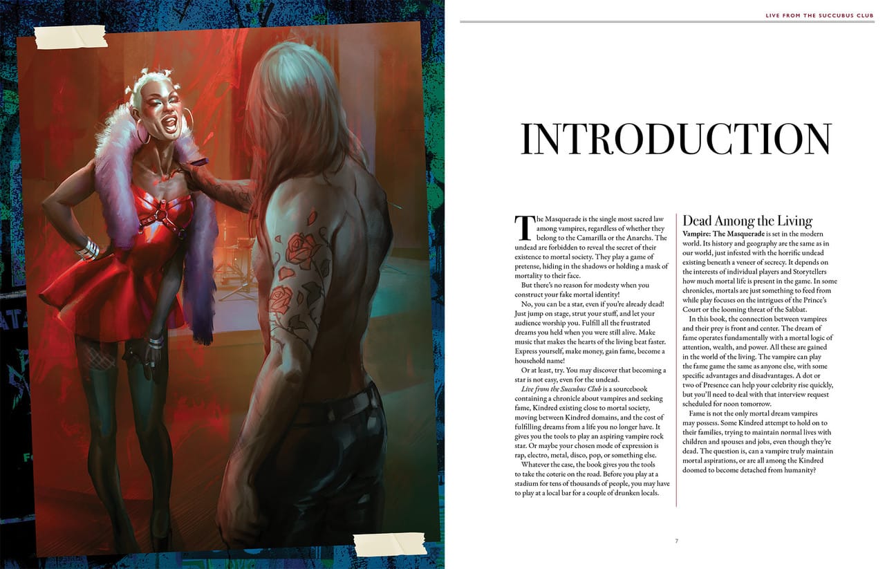 Live from the Succubus Club Sourcebook - Saltire Games