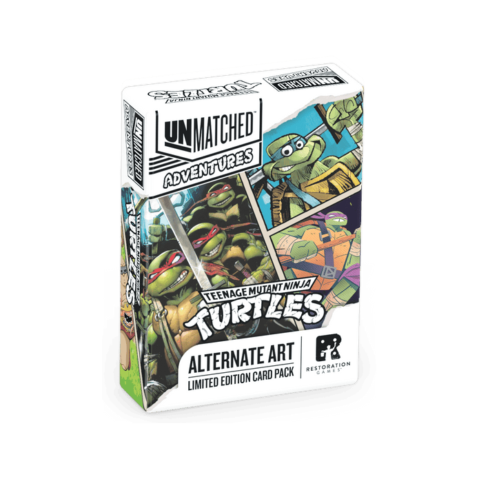Unmatched Adventures: Teenage Mutant Ninja Turtles - Alternate Art Limited Edition Card Pack - Saltire Games