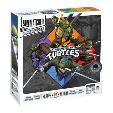 Board Game Restoration Games Unmatched Adventures TMNT