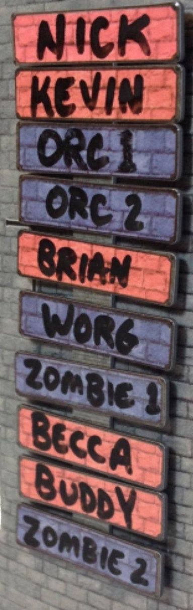 Dry-Erase Magnetic Turn Tracker - Saltire Games