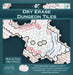Dry Erase Dungeon Tiles, various colors, shapes, and sizes - Saltire Games