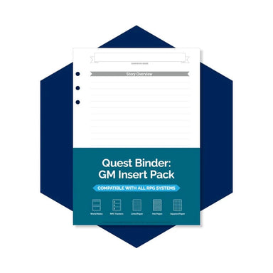 Quest Binder: GM Insert Pack - Saltire Games