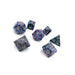 Ruby Zoisite - 7 Piece RPG Set Gemstone Dice - Saltire Games