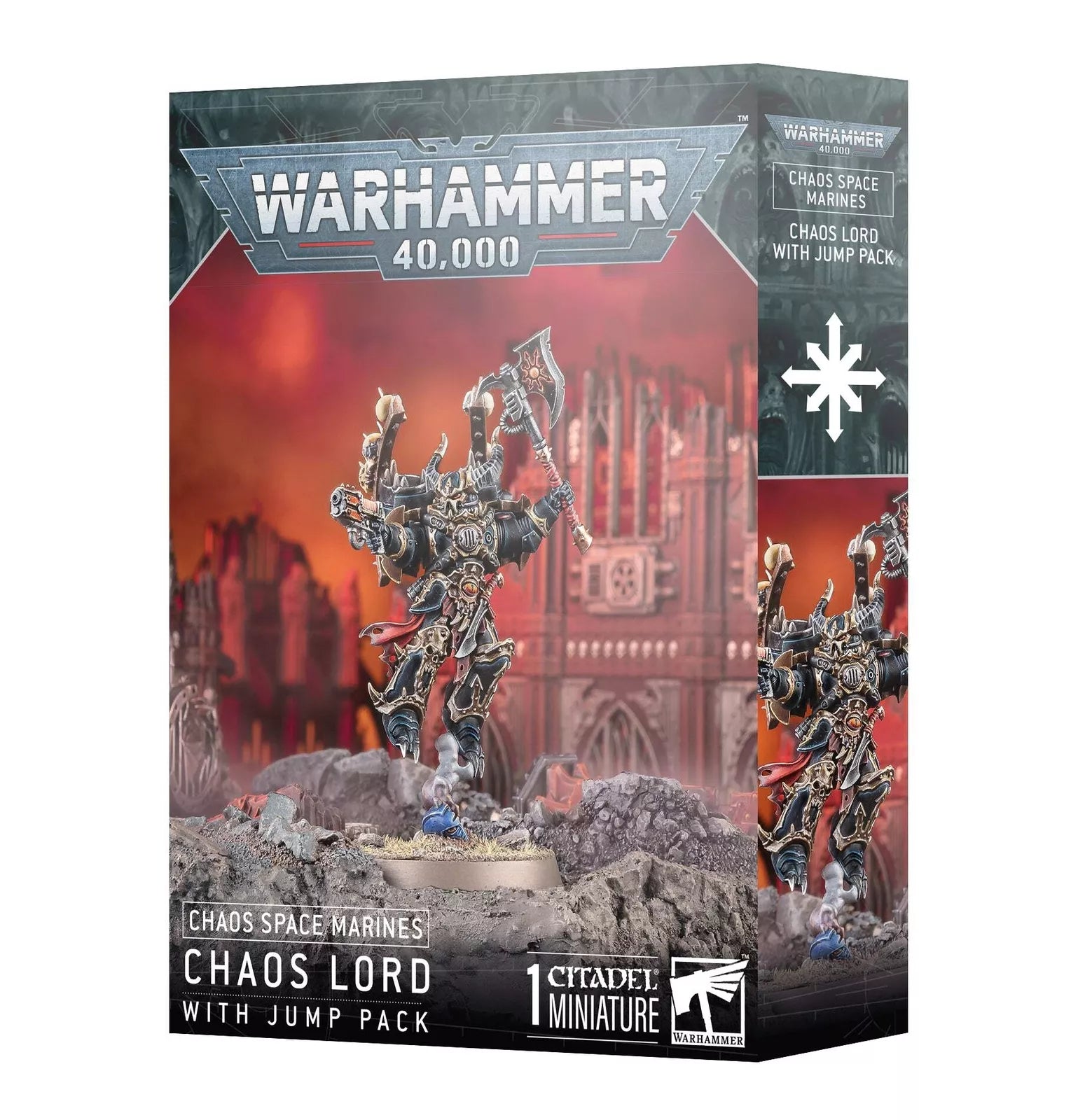 Chaos Space Marines: Chaos Lord With Jump Pack - Saltire Games