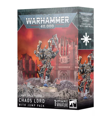 Chaos Space Marines: Chaos Lord With Jump Pack - Saltire Games