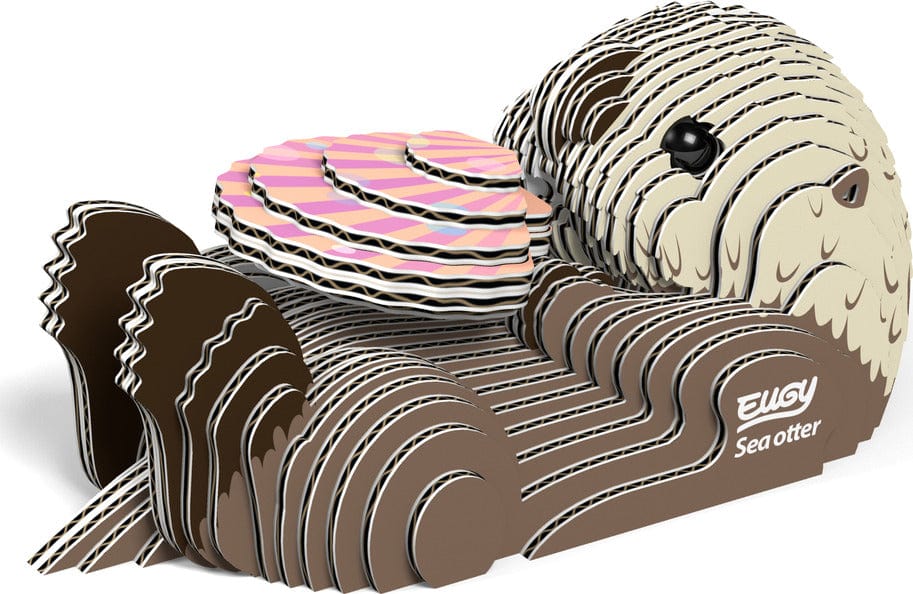 Eugy Sea Otter 3d Puzzle - Saltire Games