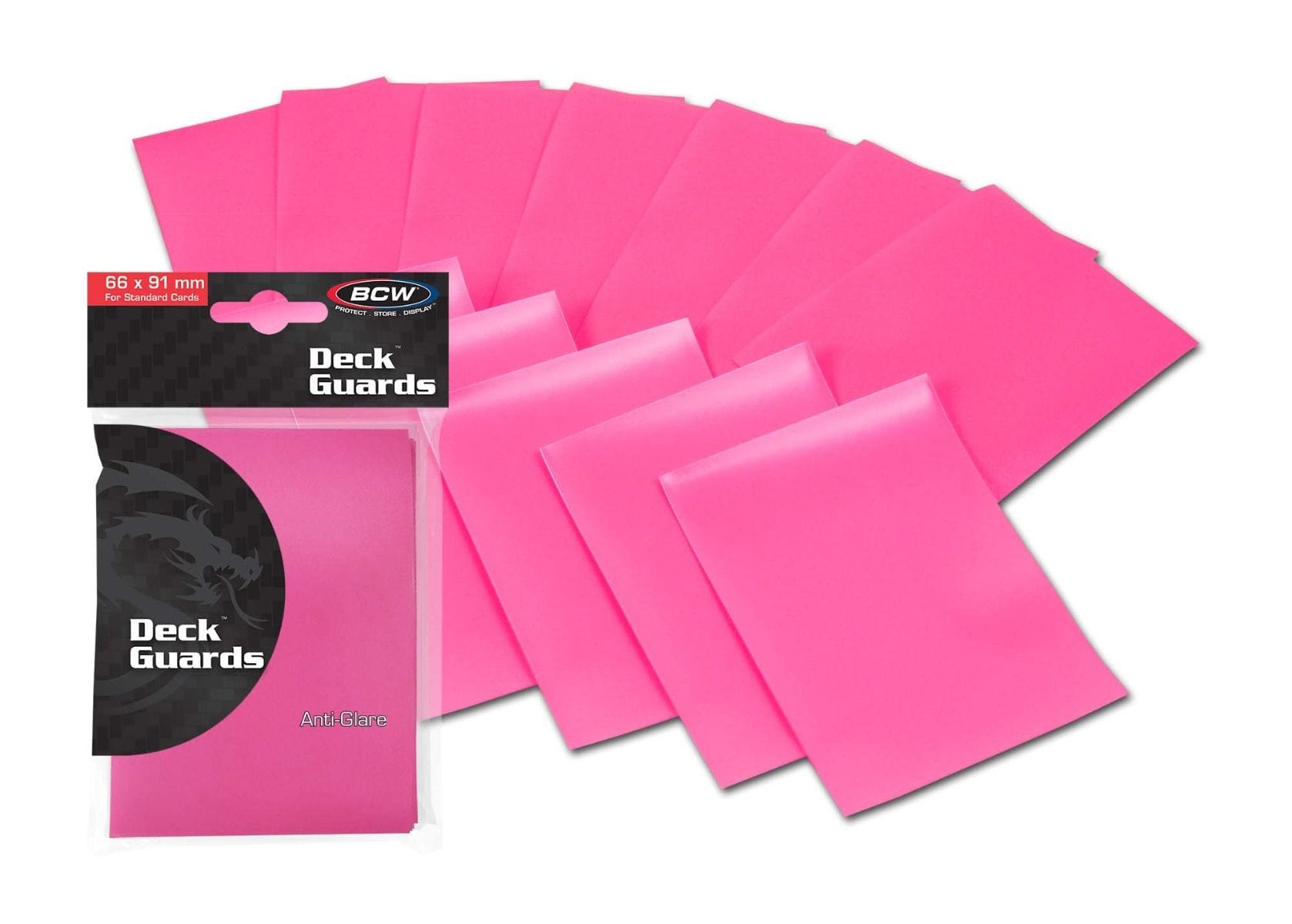 BCW Pink Double Matte Sleeves - Saltire Games