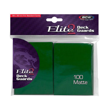 Elite 2 Green 100 Sleeves - Saltire Games