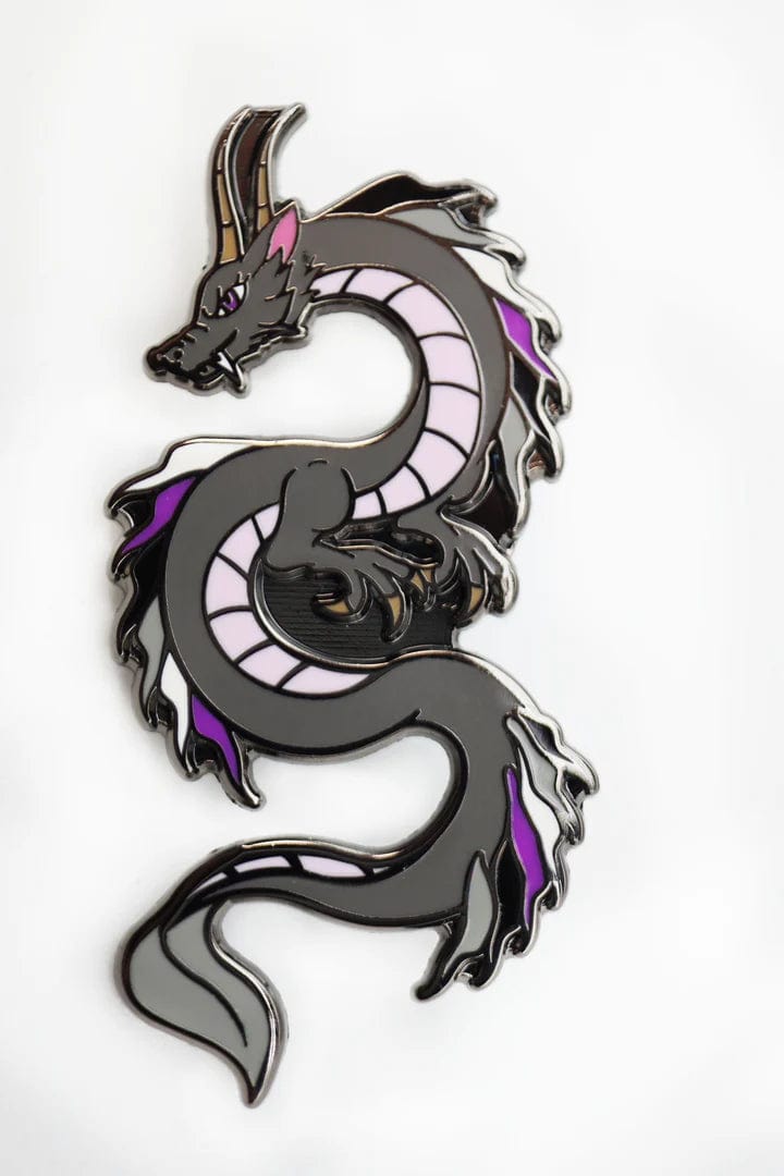 Asexual Dragon Pin - Saltire Games