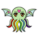 Pride Dragon Rainbow Pin - Saltire Games