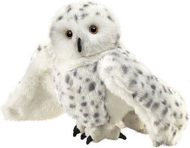 Owl, Snowy Turning Head Puppet - Saltire Games