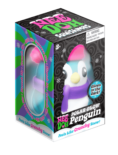 NeeDoh Polar Glow Penguin - Saltire Games