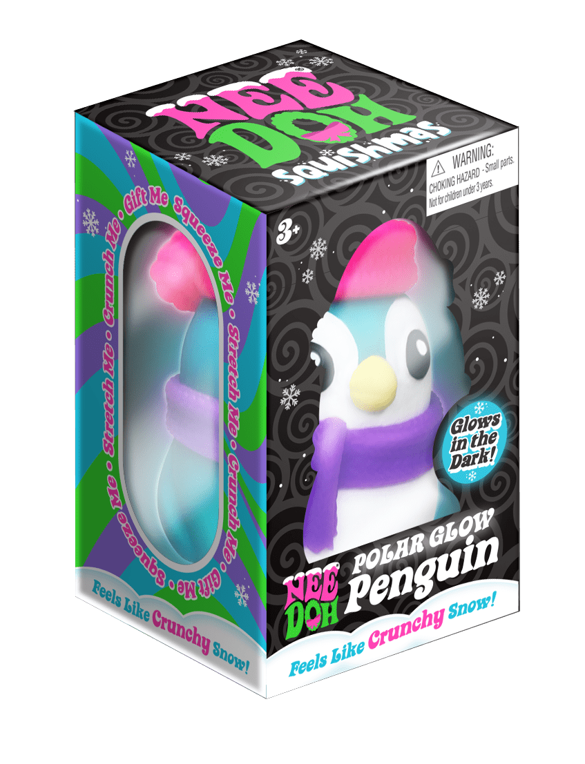 NeeDoh Polar Glow Penguin - Saltire Games