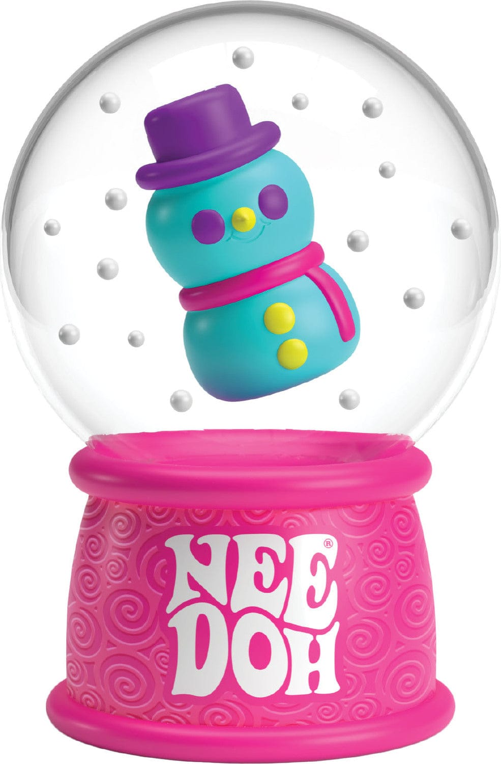 NeeDoh Squish N Flow Snow Globe - Saltire Games