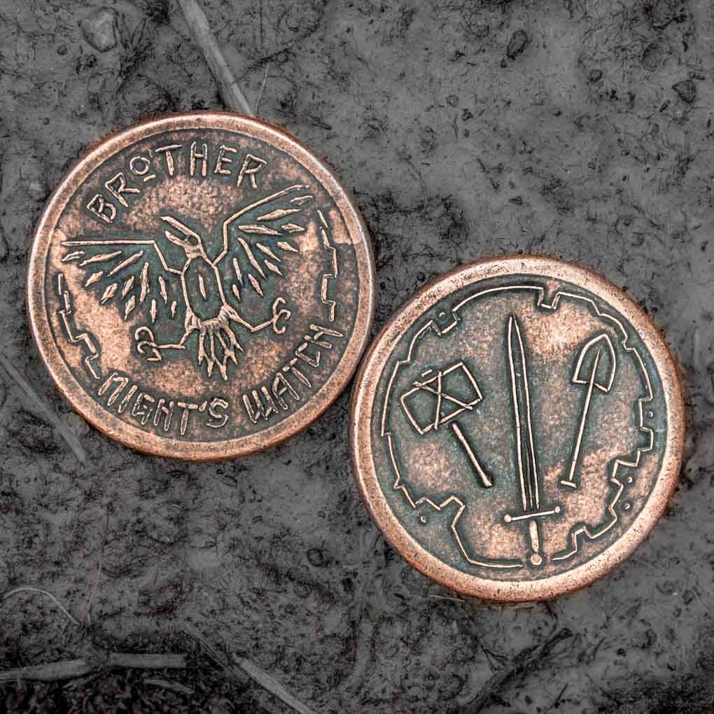 Night's Watch Copper Token - Saltire Games