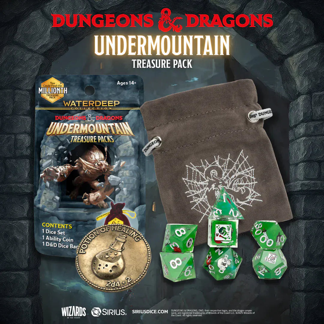 Dice - Mystery - Plastic Sirius Dice Undermountian Treasure Pack