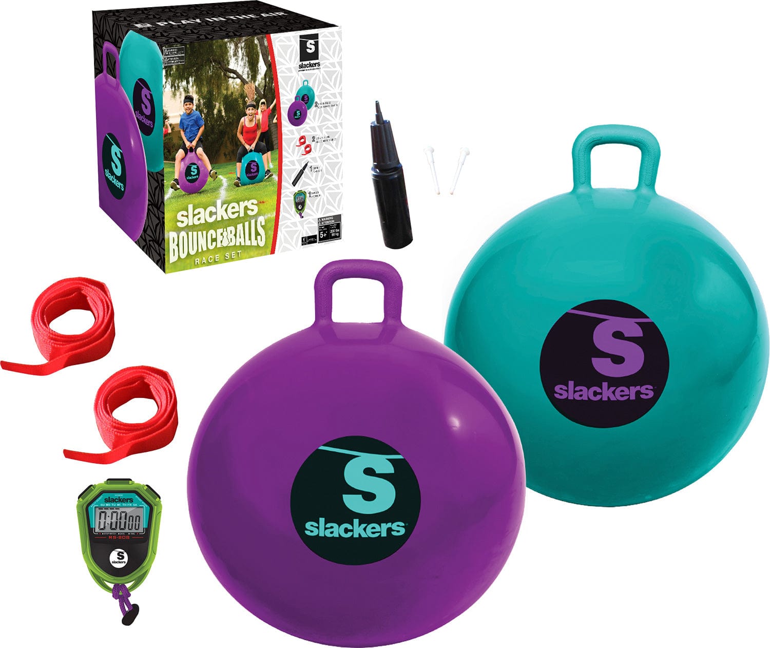 Slackers Bounce Balls Race Set - Saltire Games