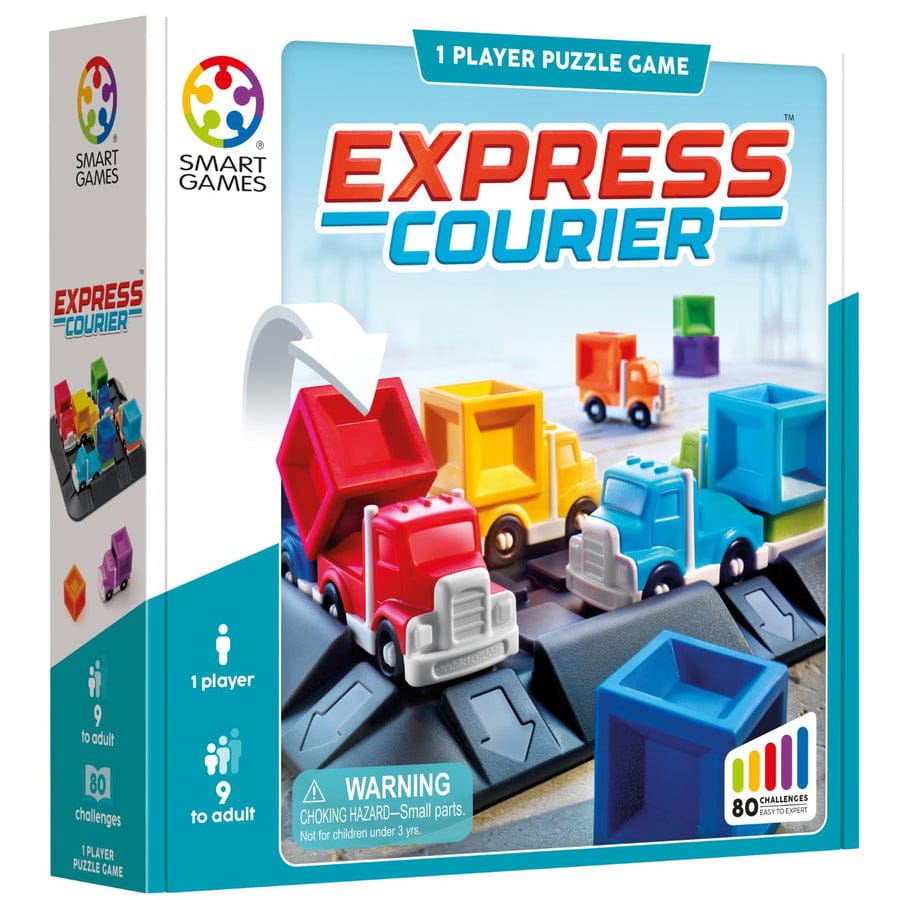 Puzzles Smart Toys and Games Express Courier - Truck Traffic Logic Puzzle Game, Ages 9+