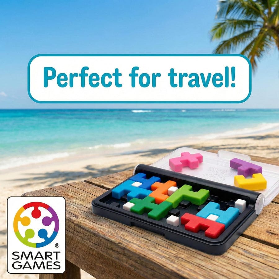 Puzzles Smart Toys and Games IQ Quub – 2-in-1 Travel Logic Puzzle & 3D Cube Building Game