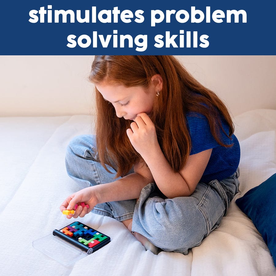 Puzzles Smart Toys and Games IQ Quub – 2-in-1 Travel Logic Puzzle & 3D Cube Building Game