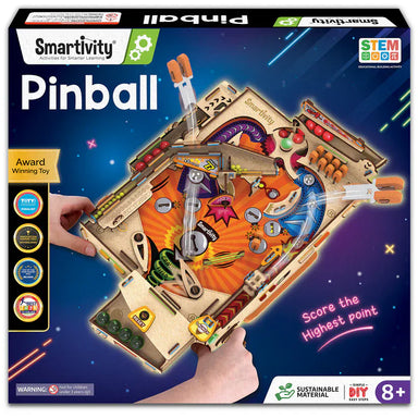 Pinball Machine | Build-It-Yourself STEAM Kit | 8 + Years - Saltire Games