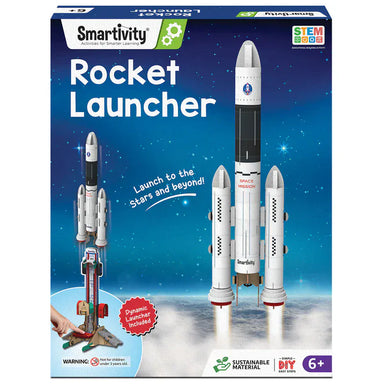 Rocket Launcher | DIY STEM Construction Toy | 6 + Years - Saltire Games
