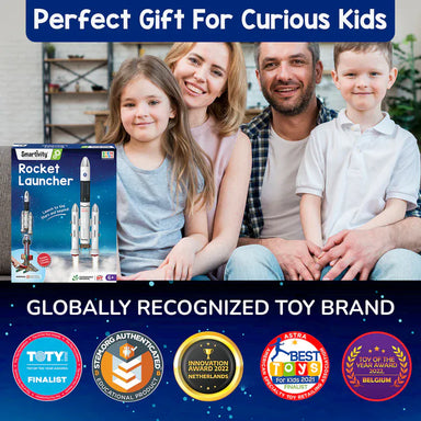 Rocket Launcher | DIY STEM Construction Toy | 6 + Years - Saltire Games