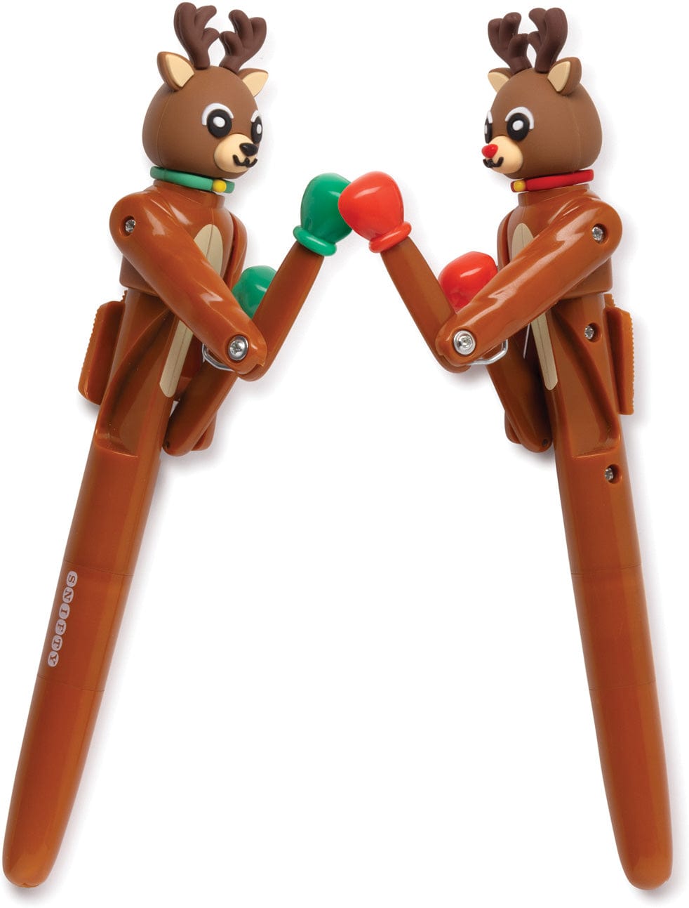 Boxing Reindeer Pens Set Of 2 - Saltire Games