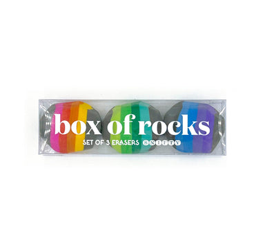 box of rocks eraser set - Saltire Games