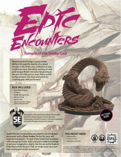 Temple of the Snake God - Saltire Games