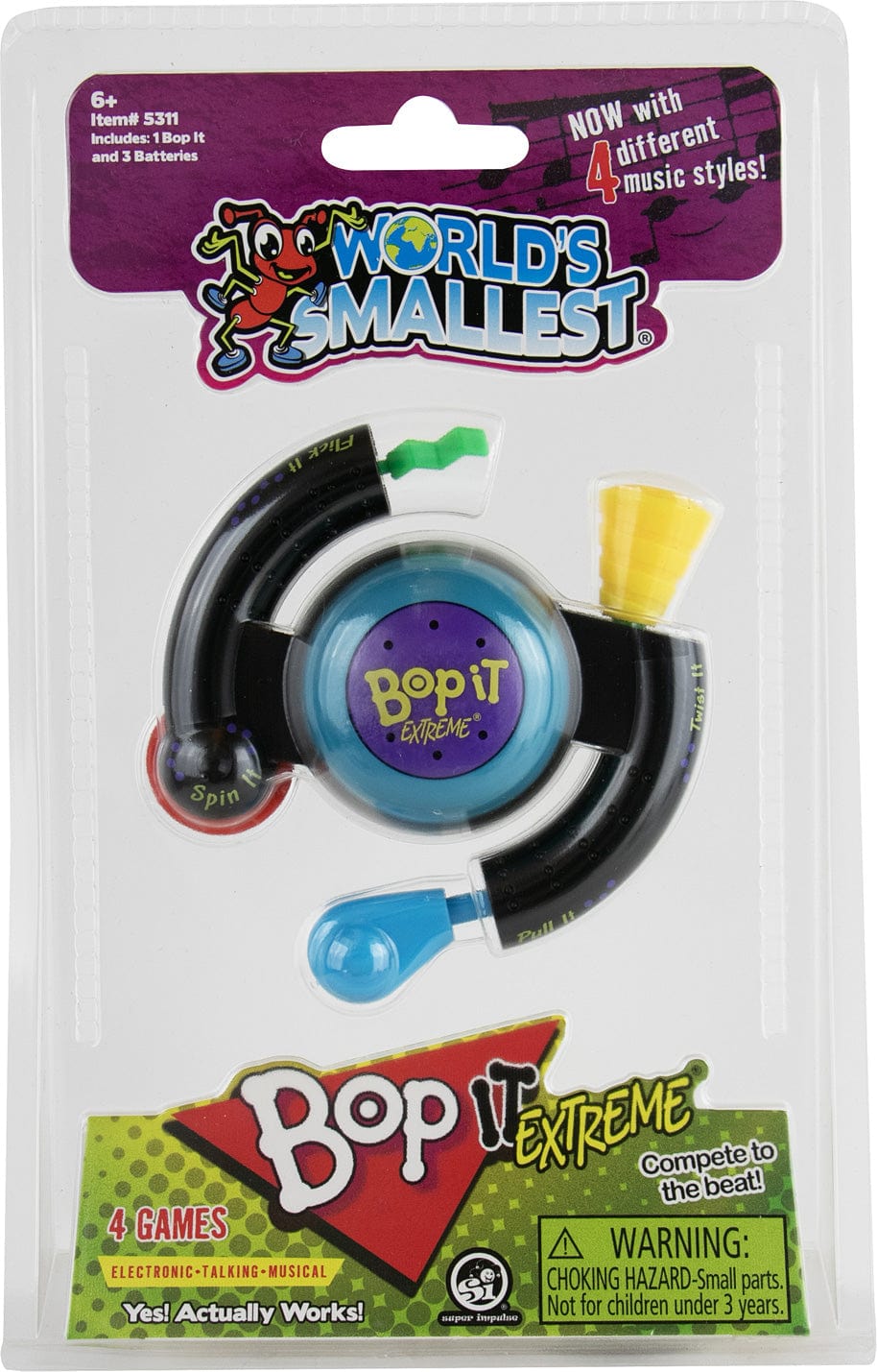 World's Smallest Bop It Extreme - Saltire Games