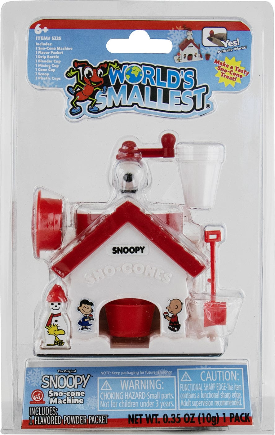 World's Smallest Snoopy Sno-cone Machine - Saltire Games
