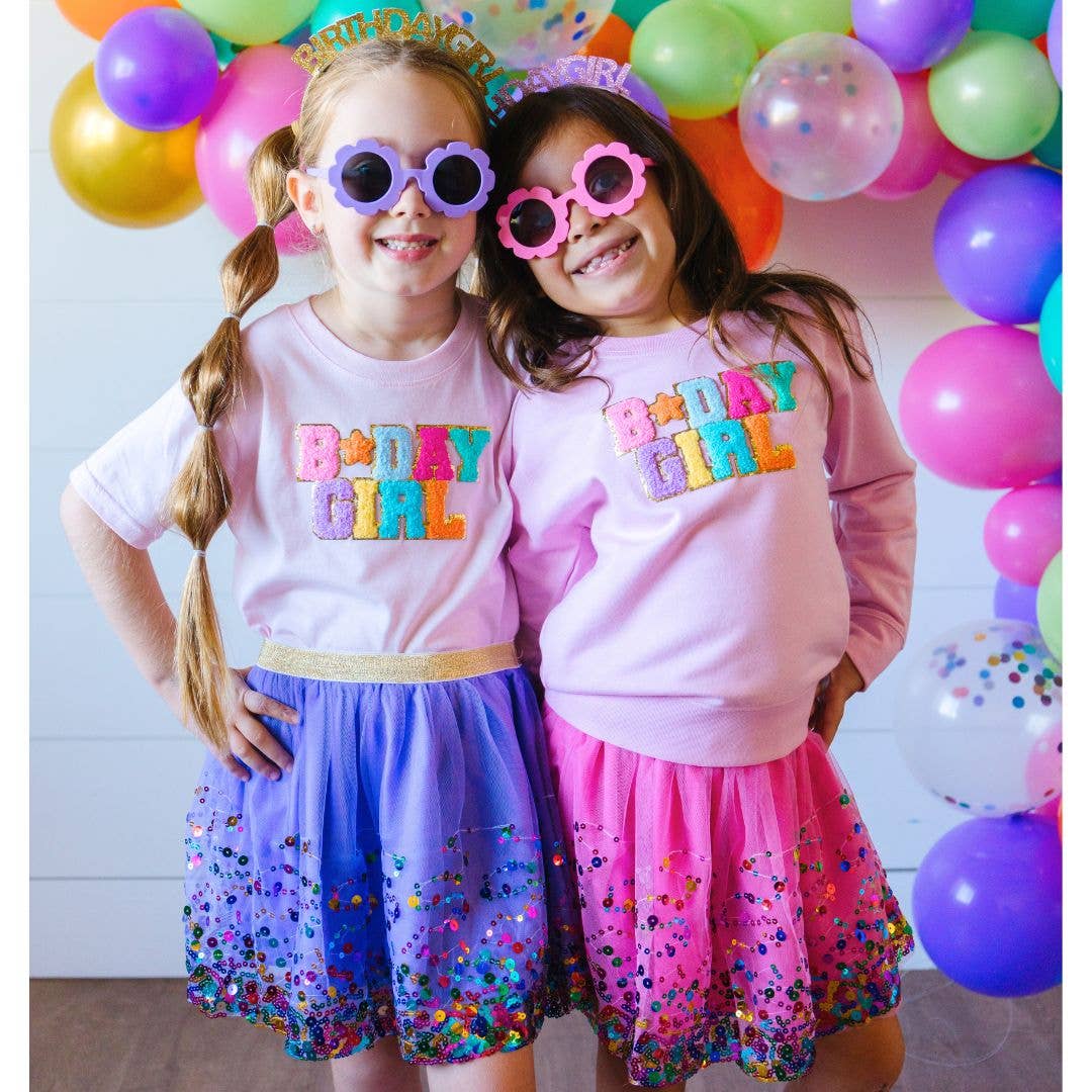 Lavender Confetti Tutu - Dress Up Skirt - Kids Tutu: 1-2Y - Saltire Games