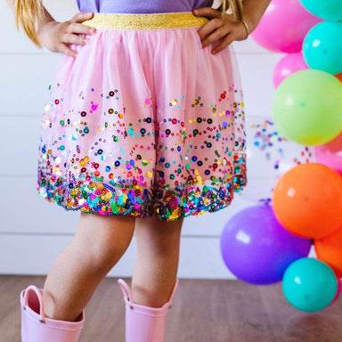 Pink Confetti Tutu - Dress Up Skirt - Kids Tutu: 1-2Y - Saltire Games