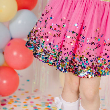 Raspberry Confetti Tutu - Dress Up Skirt - Kids Tutu: 1-2Y - Saltire Games