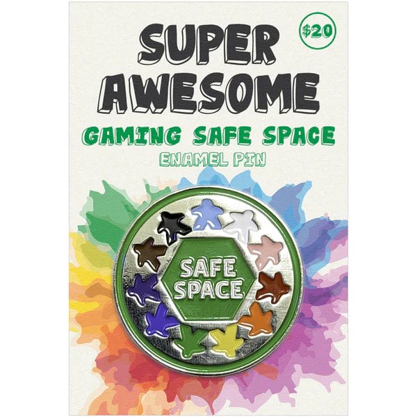 Safe Space Enamel Pin - Saltire Games