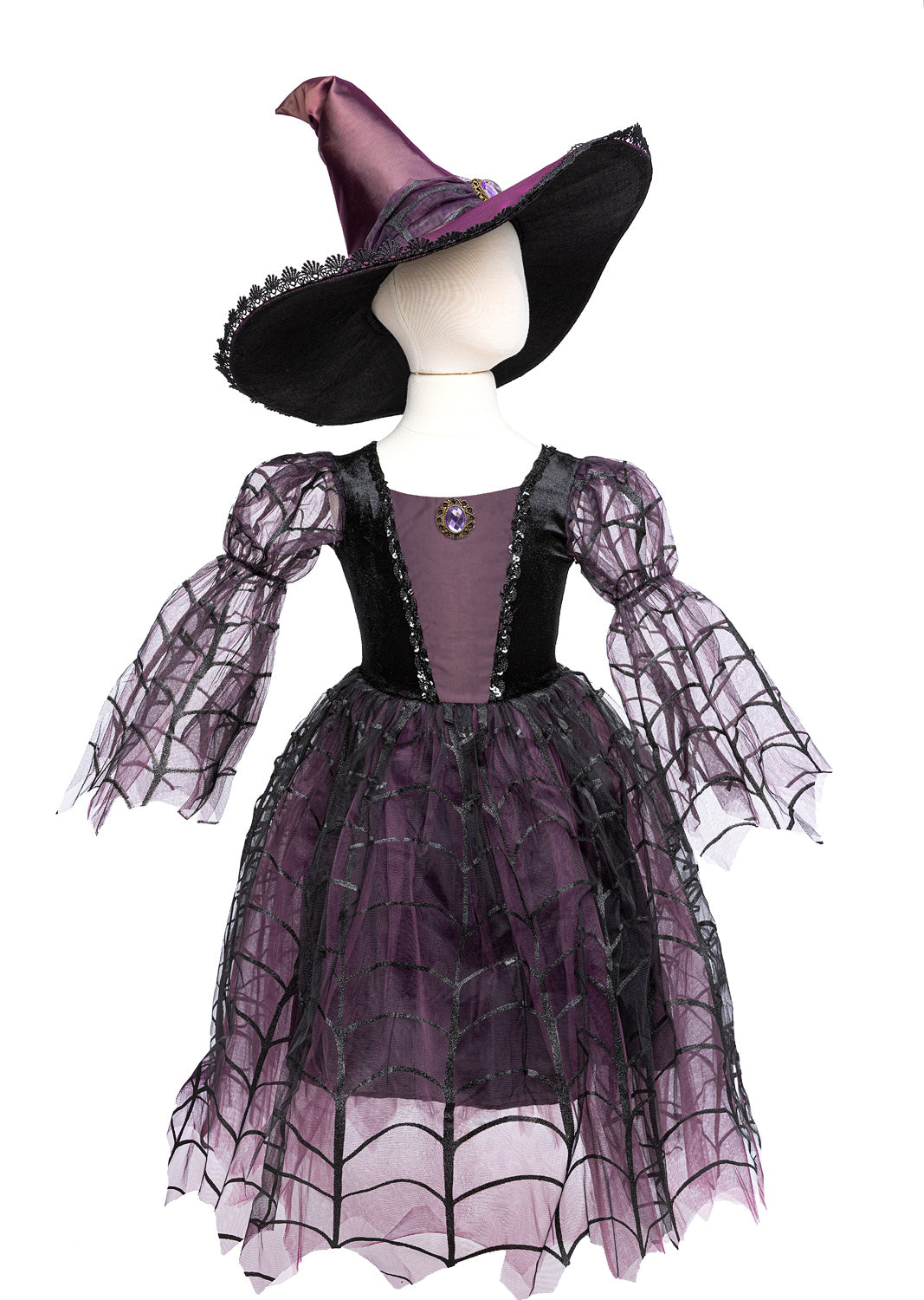 Amethyst the Spider Witch Dress with Hat - Saltire Games