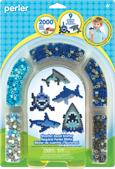 Sharks Fused Bead Kit - Saltire Games